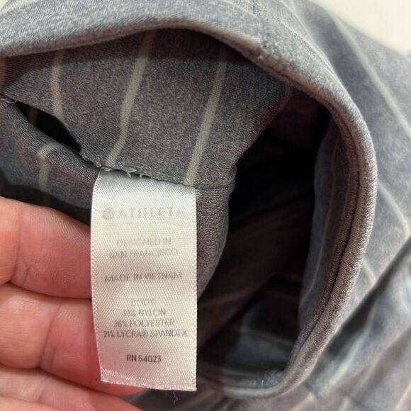 Athleta Gray striped leggings size XS EUC - Picture 12 of 13